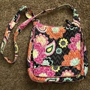 Vera Bradley Crossbody Flap Purse, Ziggy Zinnia